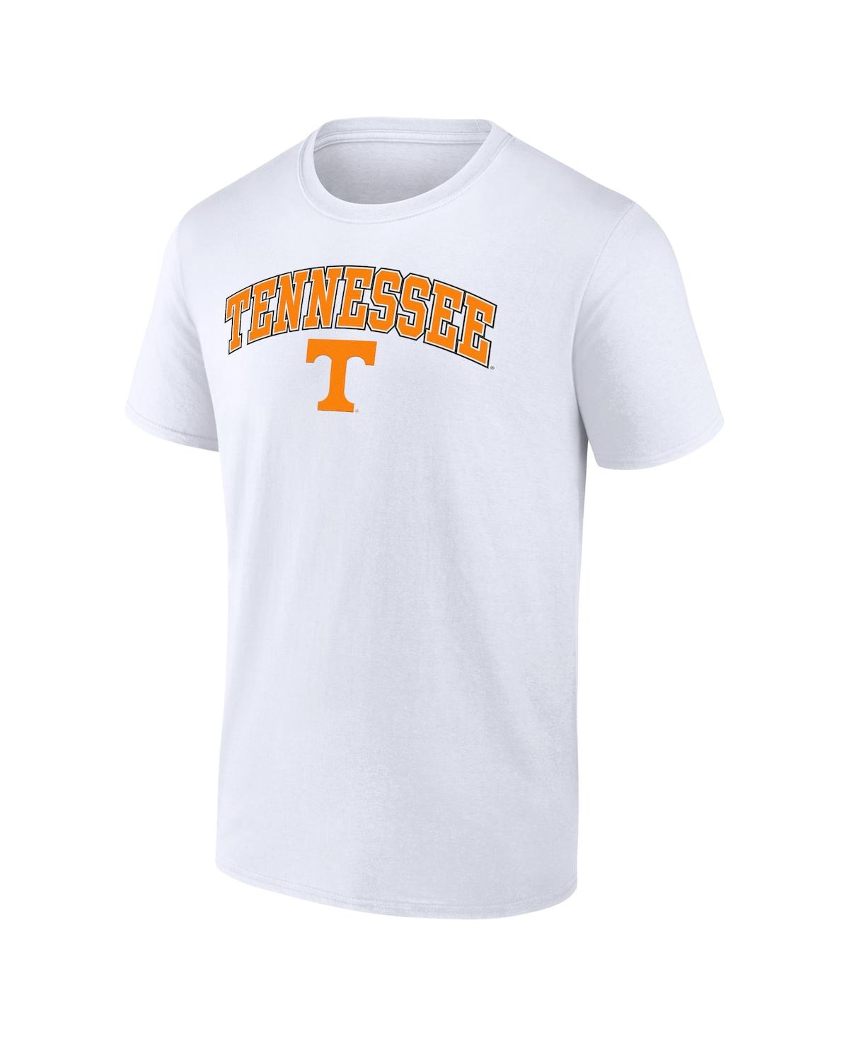 Shop Fanatics Men's  White Tennessee Volunteers Campus T-shirt