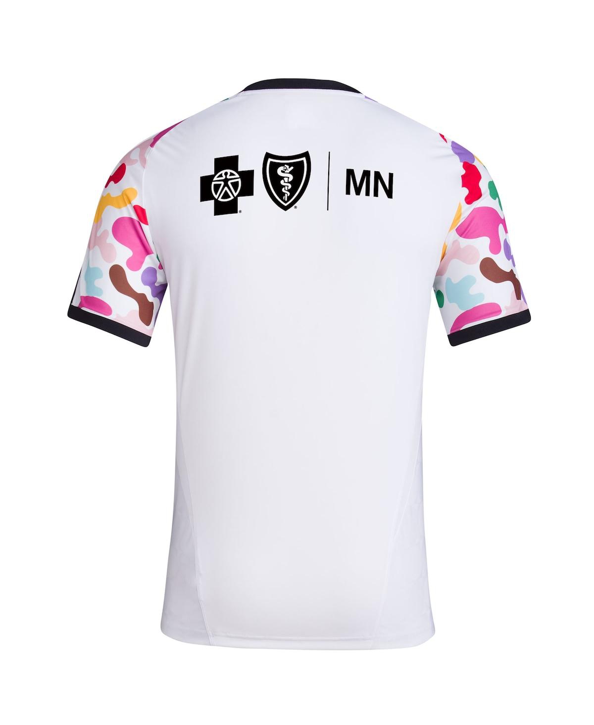 Men's adidasMinnesota United Fc 2023 Pride Pre-Match Top - White