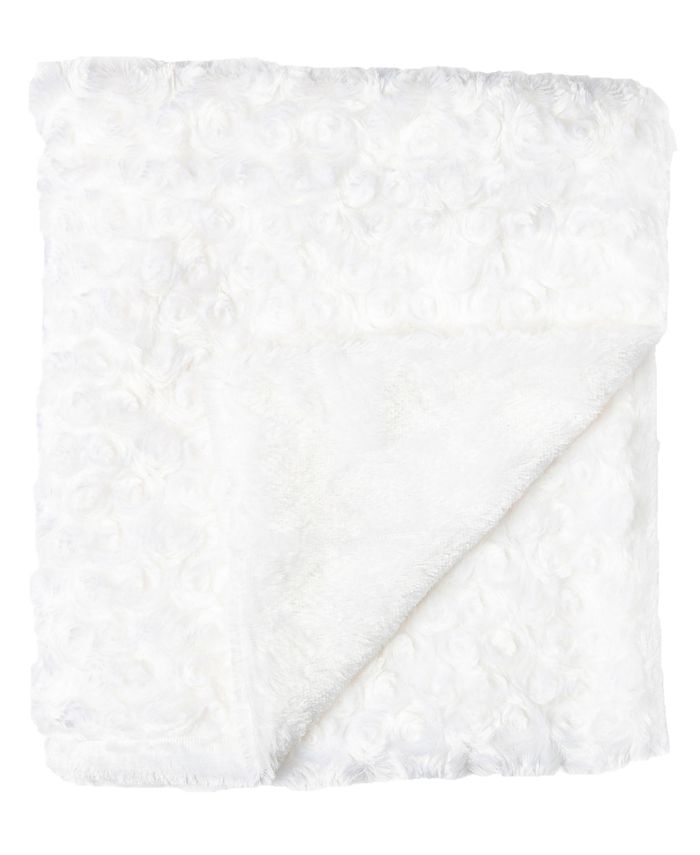 Tendertyme Baby Boys or Baby Girls Curly Plush Blanket, 2 Piece Set