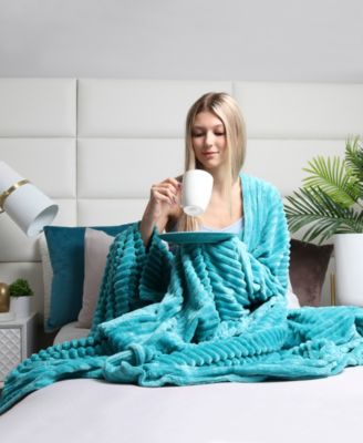 Cut Plush Lightweight Super Soft Fuzzy Luxury Bed Blanket, King