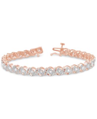 Diamond Swirl Tennis Bracelet (1/2 ct. t.w.) 