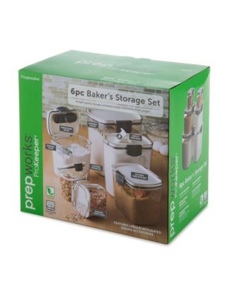 ProKeeper 6 Piece Airtight Food Pantry Storage Container Set