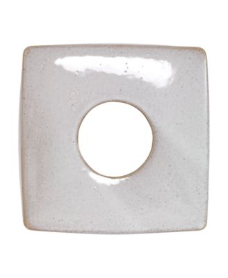 Drift Lines Textured Ribbed Ceramic Tissue Box Cover