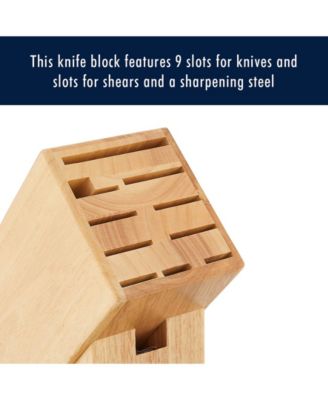 HENCKELS International 11-slot Hardwood Knife Block