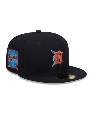 EXCLUSIVE NEW ERA 59FIFTY MLB DETROIT TIGERS 100 SEASONS NAVY