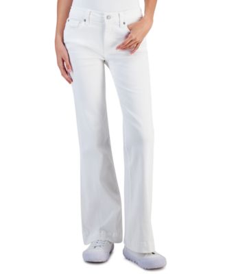 7 For All Mankind - Women's Solid Flare-Leg Denim Jeans