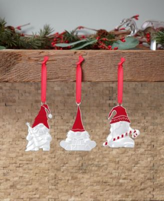 Set of 3 Mini Gnome Ornaments