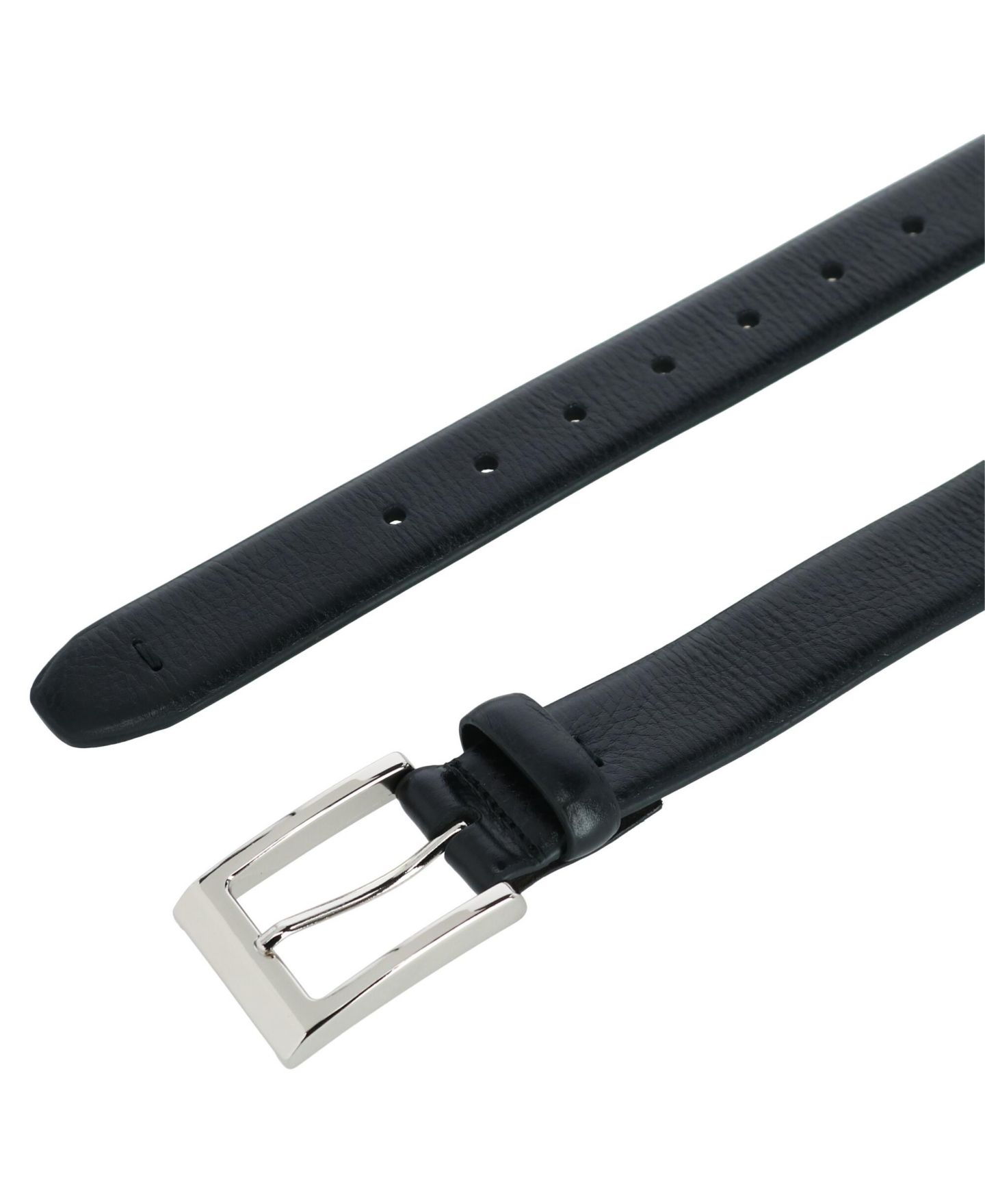 Мужской ремень TRAFALGAR Pebble Grain Leather Belt, цвет: Чёрный — фото 2