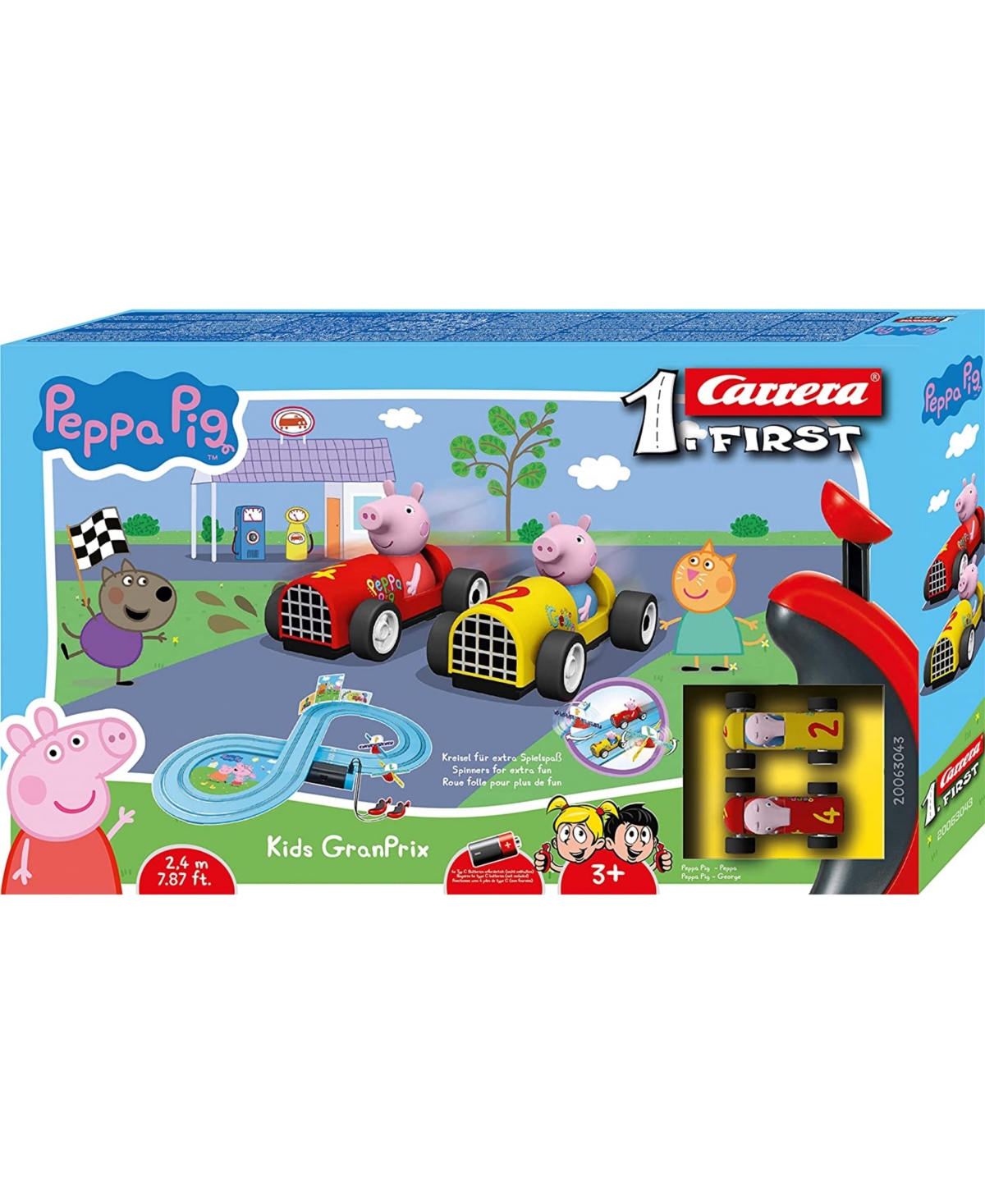 Shop Carrera First Peppa Pig Kids Granprix Spinner Slot Car Race Track In No Color