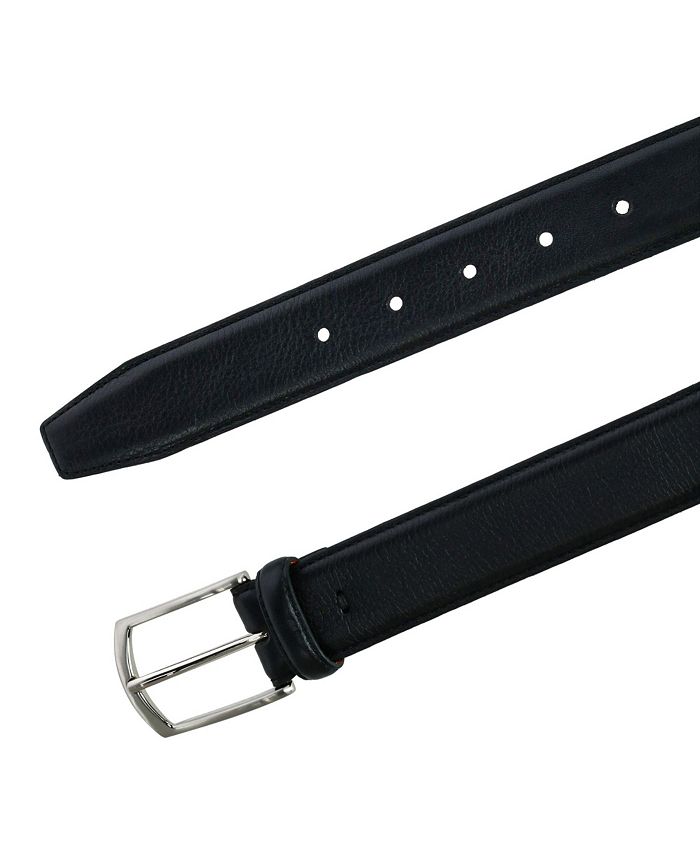 TRAFALGAR Big & Tall Antonio 35mm Pebble Leather Belt - Macy's