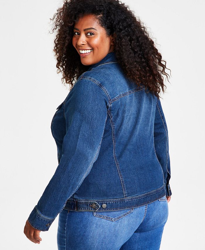 Style & Co Size Denim Jacket, Created for - Macy's