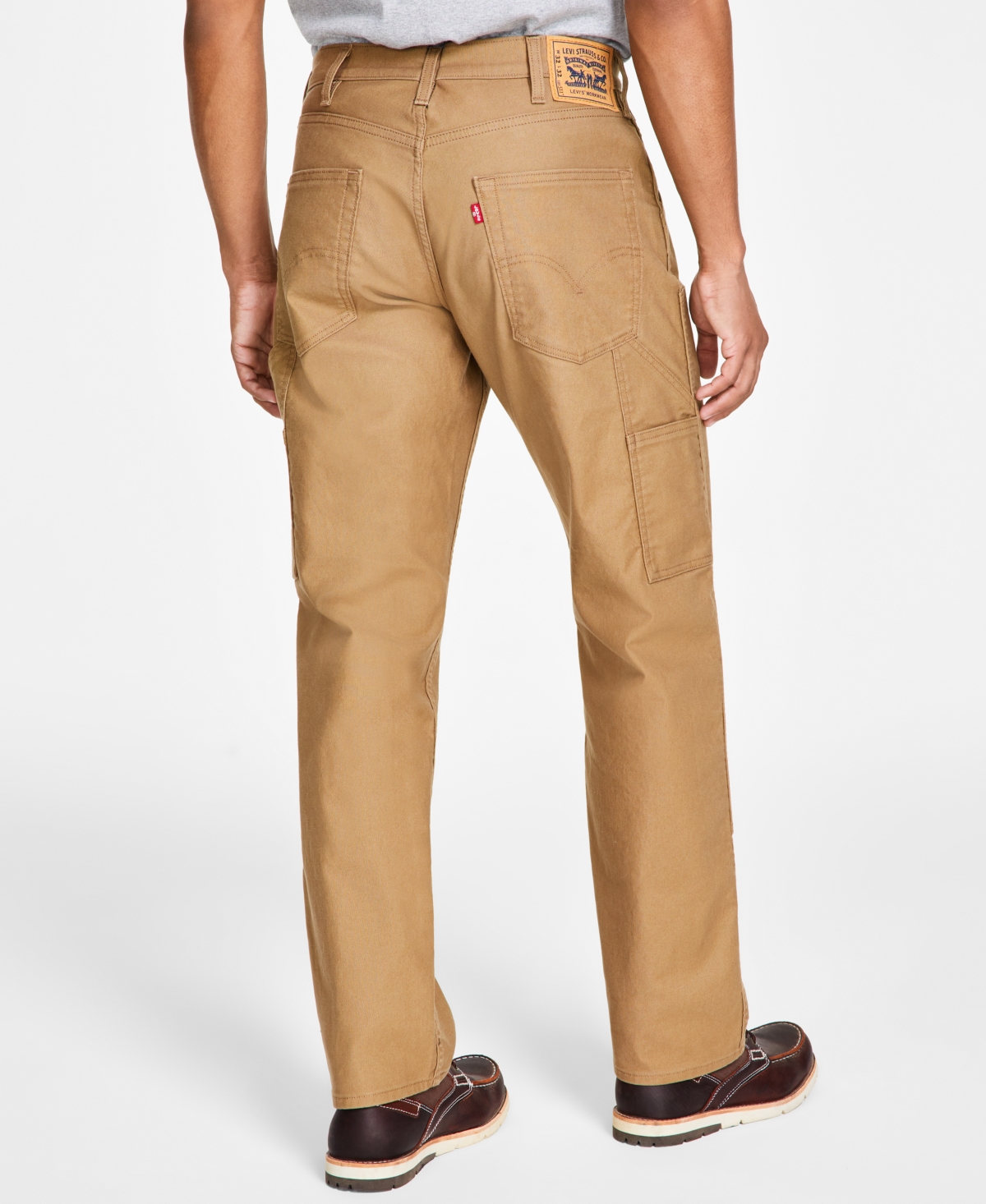 Levi's Men's Workwear 565 Relaxed-Fit Stretch Double-Knee Pants, Created for Macy's