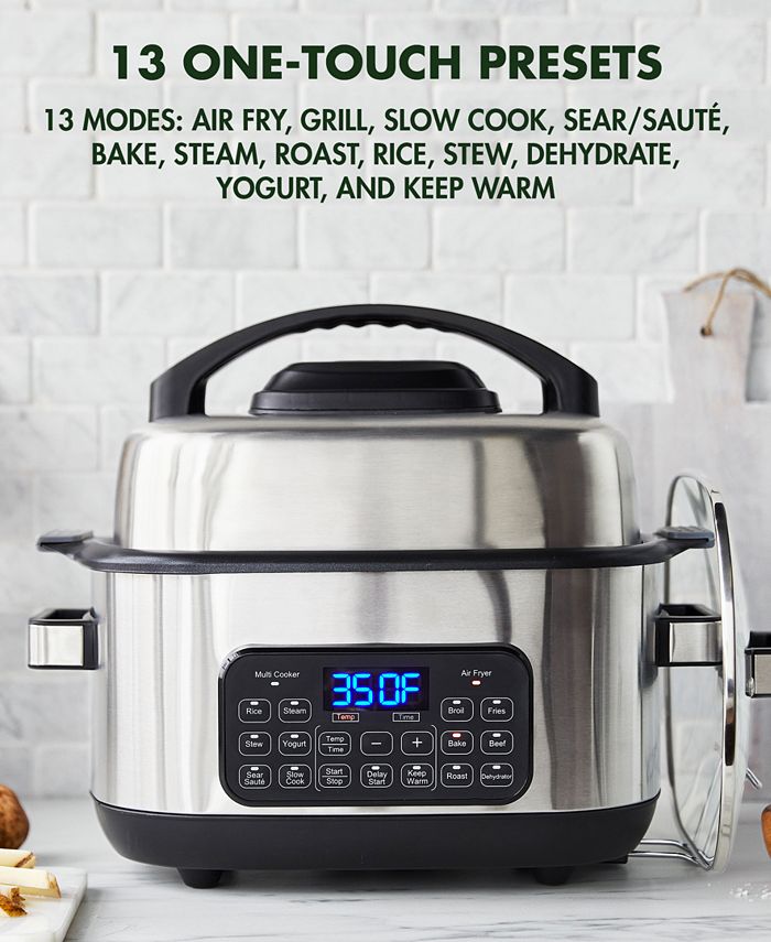 GreenPan Bistro 13in1 MultiCooker Air Fryer Grill Macy