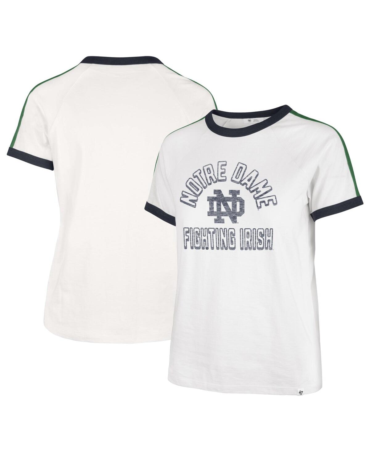 47 Brand Women's ' White Notre Dame Fighting Irish Sweet Heat Peyton T-shirt