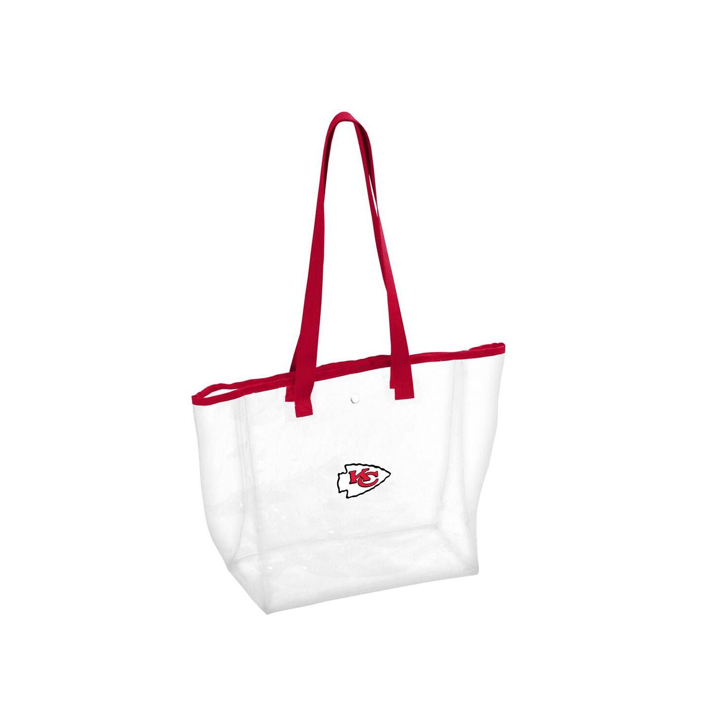 Женская сумка Logo Brands Kansas City Chiefs Stadium Clear Tote — фото 1