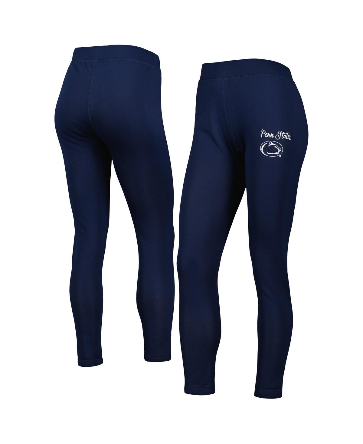 Women's Concepts Sport Navy Penn State Nittany Lions Upbeat Sherpa Leggings - Navy