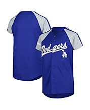 MLB Productions Youth Royal Los Angeles Dodgers Wordmark Baseball T-Shirt Size: Extra Large