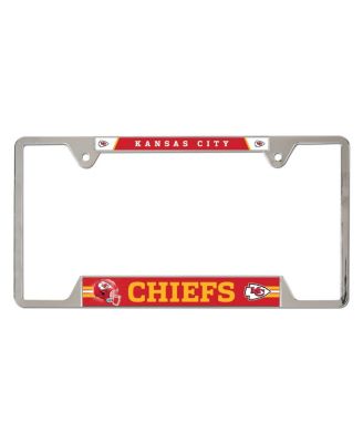 Хромированная металлическая рамка номерного знака Wincraft Kansas City Chiefs