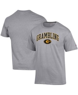 Champion Men's Gray Grambling Tigers Arch Over Logo T-shirt - Macy's