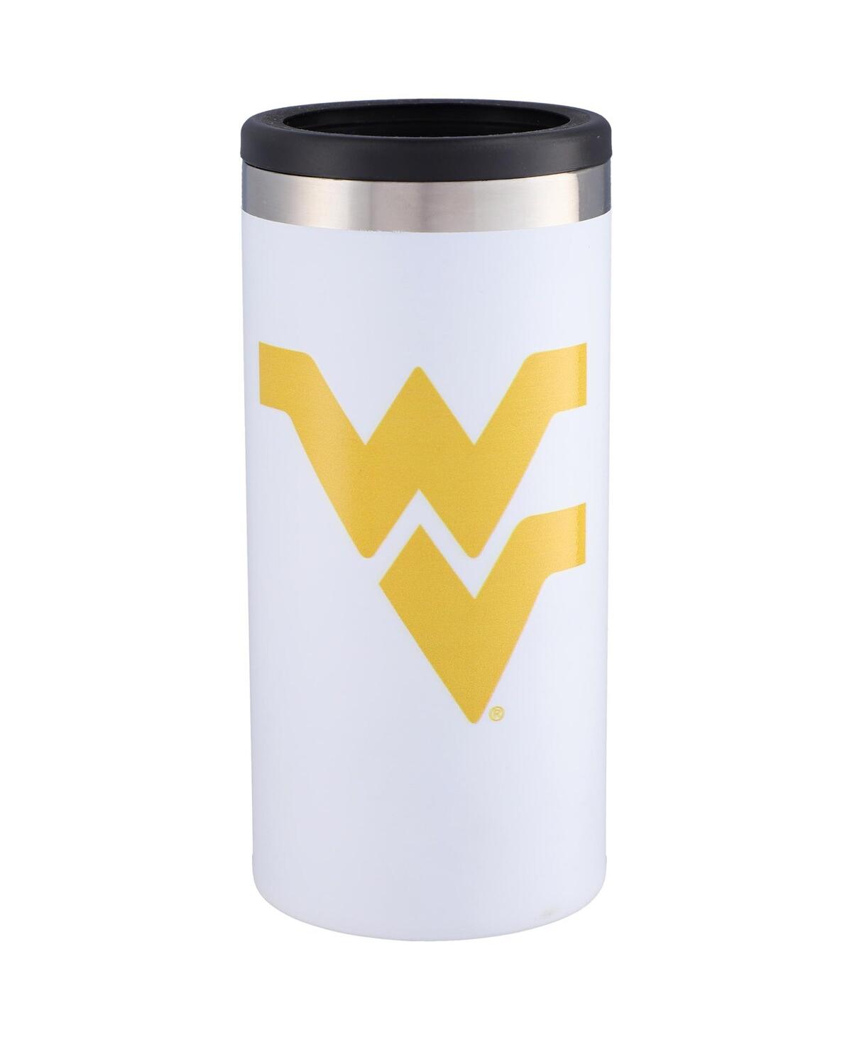 Memory Company West Virginia Mountaineers Team Logo 12 oz Slim Can Holder In White