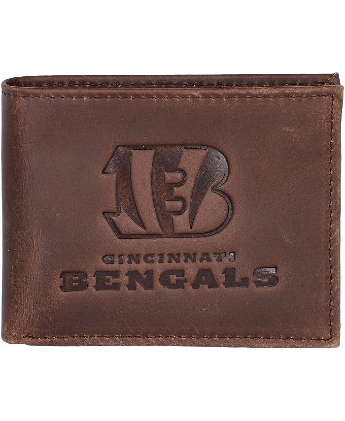 Lids San Francisco 49ers Bifold Leather Wallet - Brown
