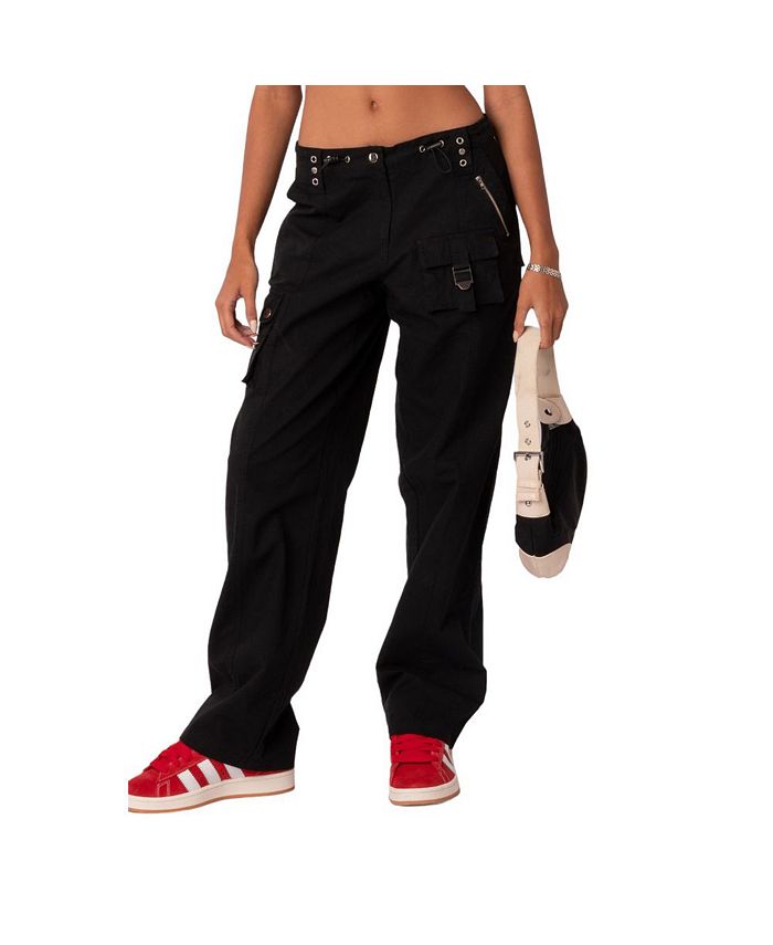 Edikted Women's Low Rise Cargo Pants Macy's