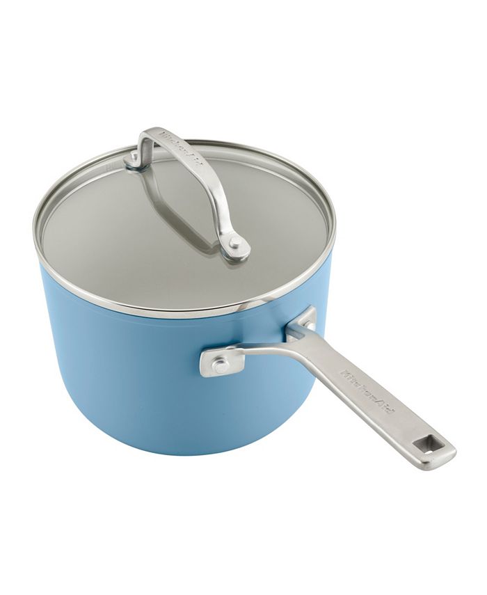 KitchenAid Hard Anodized Ceramic Nonstick 3 Quart Saucepan Macy's