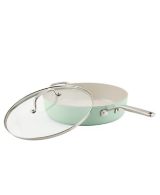 Hard Anodized Ceramic Nonstick 5 Quart Saute Pan with Lid