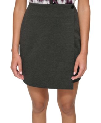 Calvin Klein - Petite Single-Button Mini Pencil Skirt
