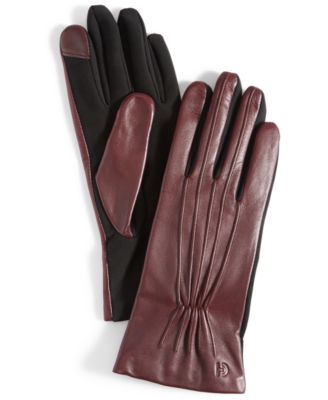 Women's Leather Points Stretch Gloves