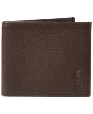Men's Pebbled Leather Billfold