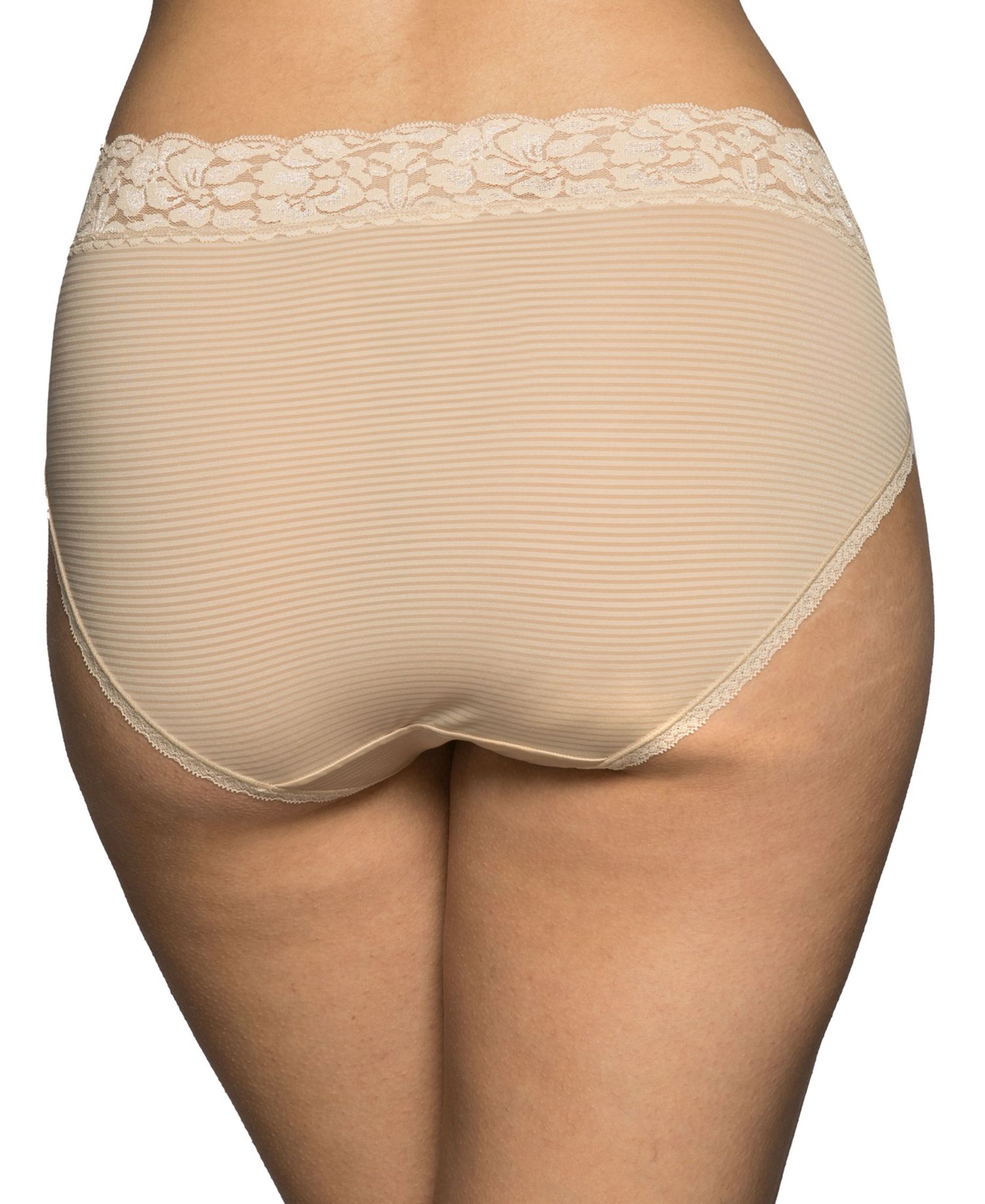 Women's Flattering Lace Hi-Cut Panty Underwear 13280, extended sizes available
