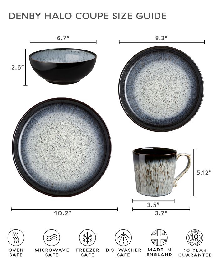 Denby Halo Coupe Dinner Plate Macy's