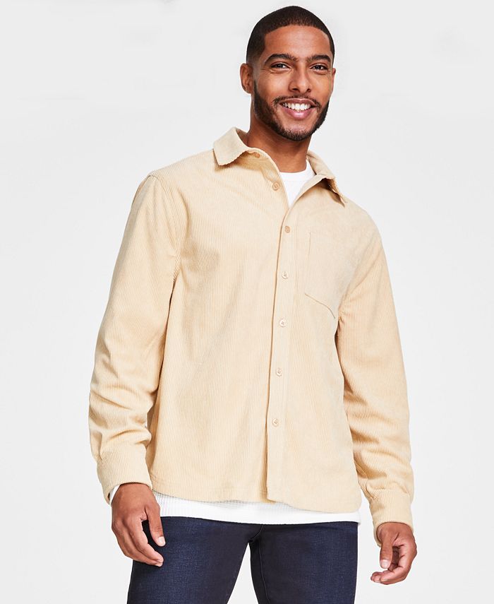 And Now This Men's Oversized-Fit Corduroy Shirt Jacket, Created for ...