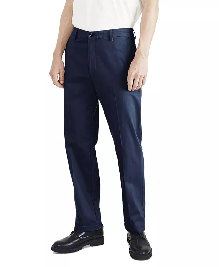 Men's Signature Classic Fit Iron Free Khaki Pants with Stain Defender - thumbnail 6