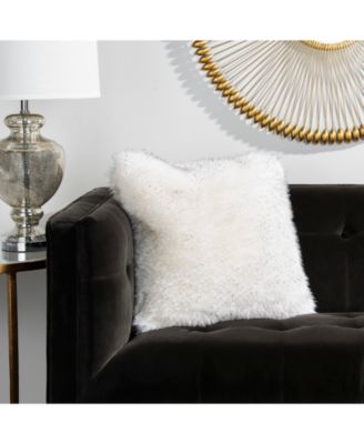 Faux Dalmatian Tips Pillow