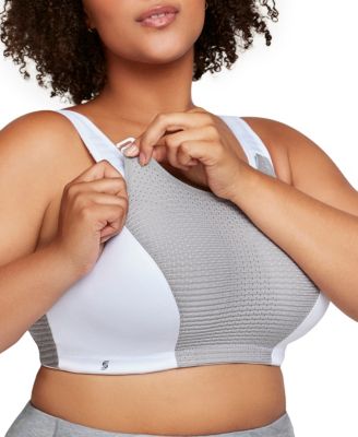 Women's Full Figure Plus Size Adjustable Wirefree Sports Bra 1166