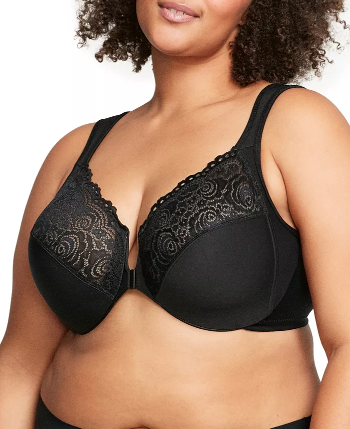 Women's Full Figure Plus Size Wonderwire Front Close Bra 1245 - thumbnail 10