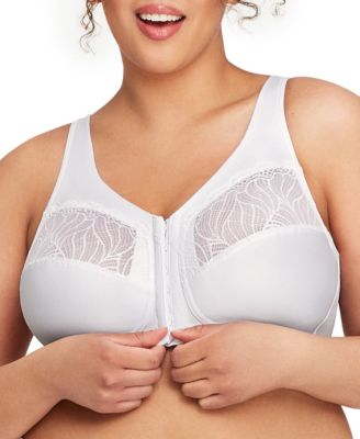 Plus Size Full Figure Magiclift Natural Shape Front Closure Wirefree Bra 1210