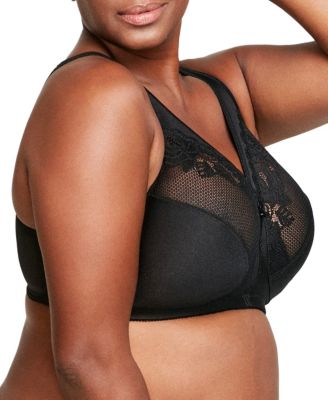 Women's Full Figure Plus Size MagicLift Wirefree Minimizer Support Bra 1003