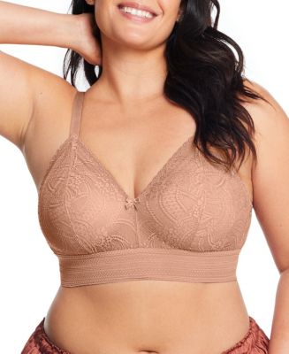 Bramour by Glamorise Women's Full Figure Underwire Back Close