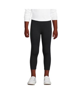 Girls School Uniform Tough Cotton Capri Leggings
