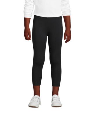 Girls School Uniform Tough Cotton Capri Leggings