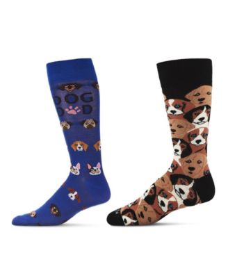 Men's Crew Animal Assortment Socks, Pair of 2