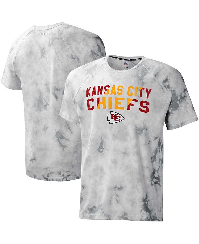 Msx By Michael Strahan Mens Gray Kansas City Chiefs Resolution Tie Dye Raglan T Shirt Macys 