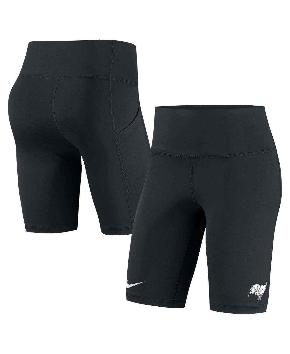 Nike Women's  Black Tampa Bay Buccaneers Biker Shorts In Black