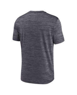 Men's Heather Charcoal Colorado Rockies Authentic Collection Velocity Performance Practice T-shirt
