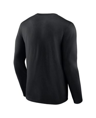 Men's Black Carolina Panthers Hometown Collection Sweep Long Sleeve T-shirt