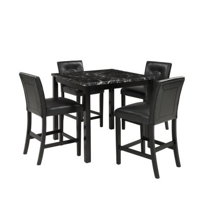 Streamdale Furniture Simplie Fun 5-Piece Kitchen Table Set Faux