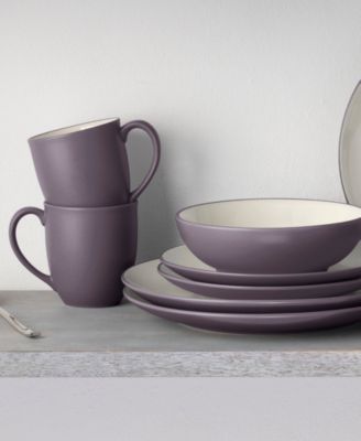 Colorwave Coupe 16 Pc. Dinnerware Set, Service for 4